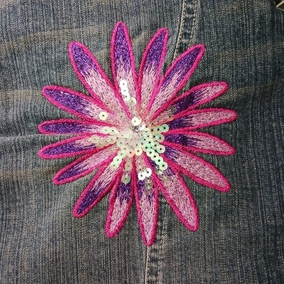 Y2K Versace jeans couture embroidered jeans skirt - Picture 6 of 10